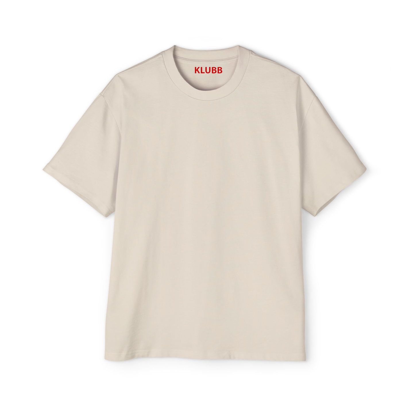 Beige Basic Oversized Tee