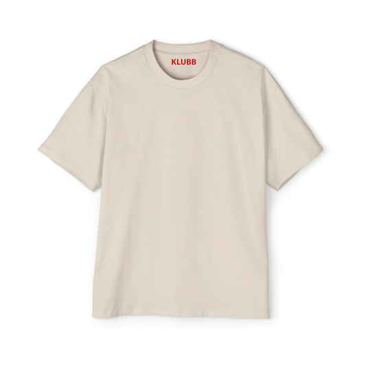 Beige Basic Oversized Tee